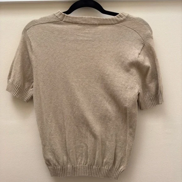 Zara sweater knit short sleeved shirt - Picture 2 of 3